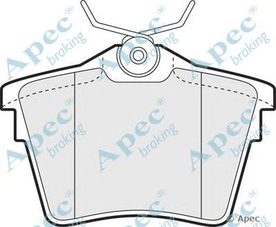 APEC BRAKING pad1426 -  Комплект тормозных колодок, дисковый тормоз